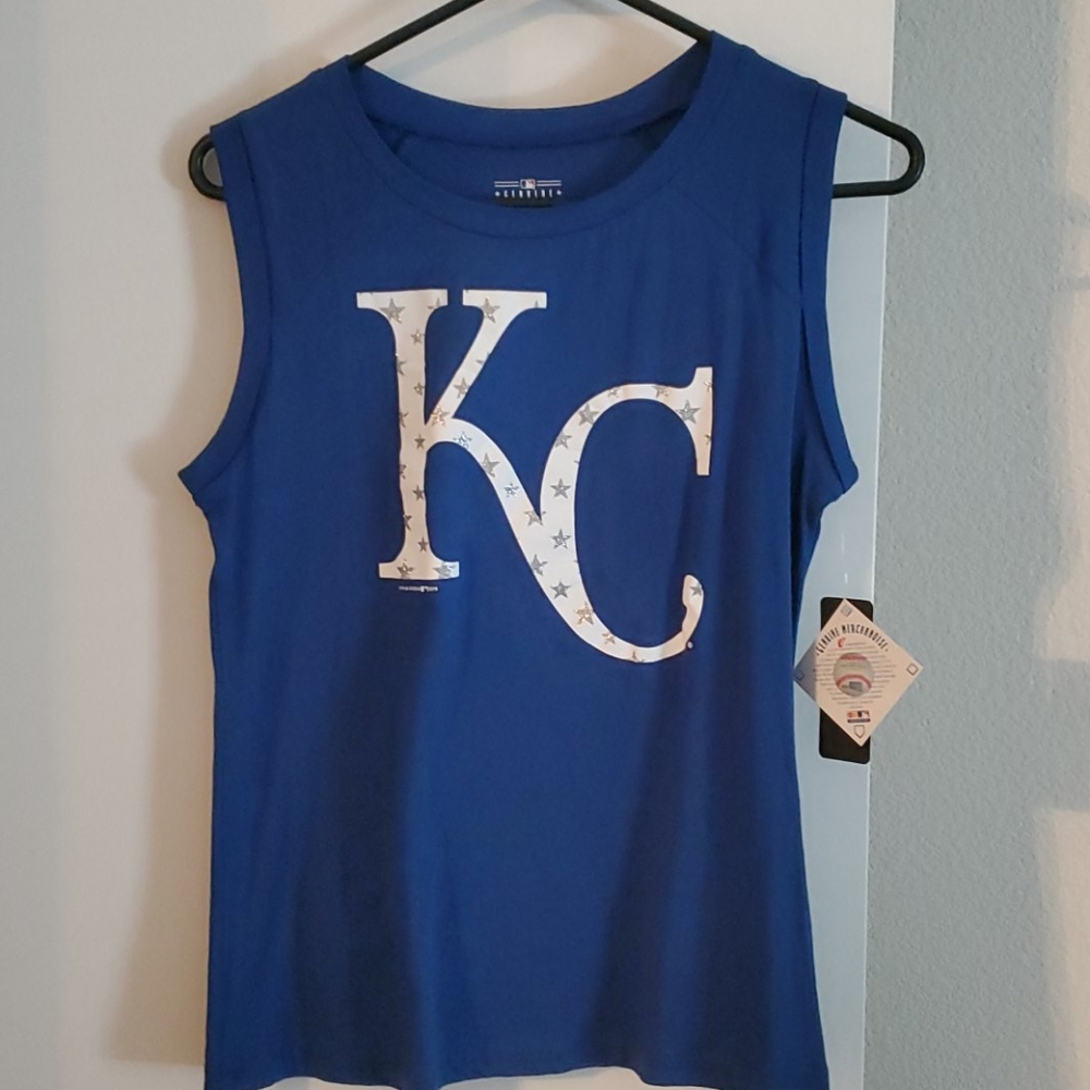 NWT Sz S Kansas City  Royals Top